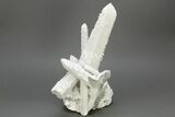 Tall Milky Candle Quartz Crystal Cluster - Inner Mongolia #226038-1